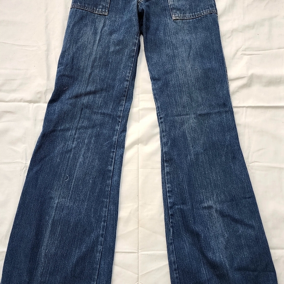 Pants - Vintage Women's Denim Bell bottom flared jeans size 25/26 x 34in *flawed